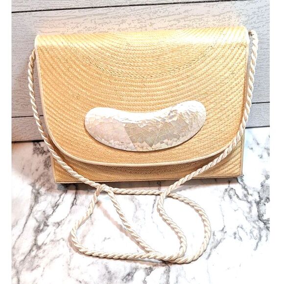 Cora Jacobs Straw Hand Bag - Picture 1 of 12
